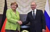 Путин и Меркель могут обсудить сотрудничество в обход санкций США Путин и Меркель могут обсудить сотрудничество в обход санкций США