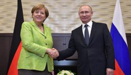 Путин и Меркель могут обсудить сотрудничество в обход санкций США Путин и Меркель могут обсудить сотрудничество в обход санкций США