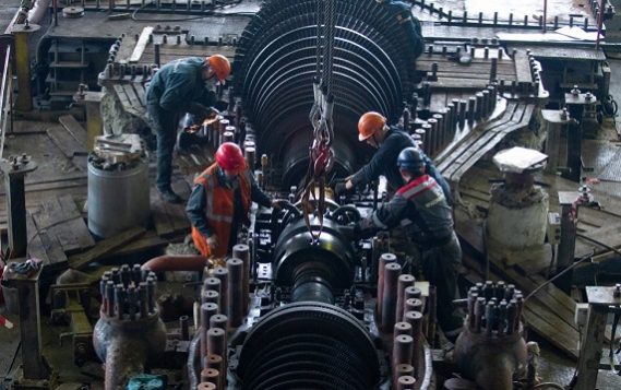 Работы по модернизации турбины на Красноярской ТЭЦ-2 вышли на финишную прямую