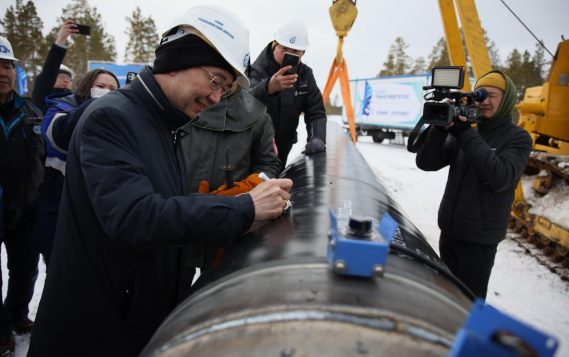 Глава Республики Саха (Якутия) Айсен Николаев дал старт строительству магистрального газопровода «Кысыл-Сыр – 84 км»