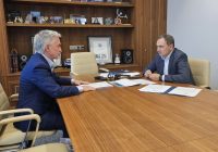 Состоялась рабочая встреча заместителя председателя Правительства Амурской области Павла Матюхина и заместителя министра  строительства и ЖКХ РФ Алексея Ересько