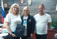 Состоялась рабочая встреча руководителя МРПА Т. И. Мордасовой, вице-президента АО «ВЕРАТЕК» М. П. Семёновой, заместителя генерального директора по техническим продажам АО «УК “Уральская Сталь”» Е. В. Якушева и мэра города Корсакова Сахалинской области Н. Ю. Куприной