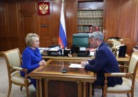 Состоялась рабочая встреча Главы Республики Бурятия А. С. Цыденова и Председателя Совета Федерации ФС РФ В. И. Матвиенко